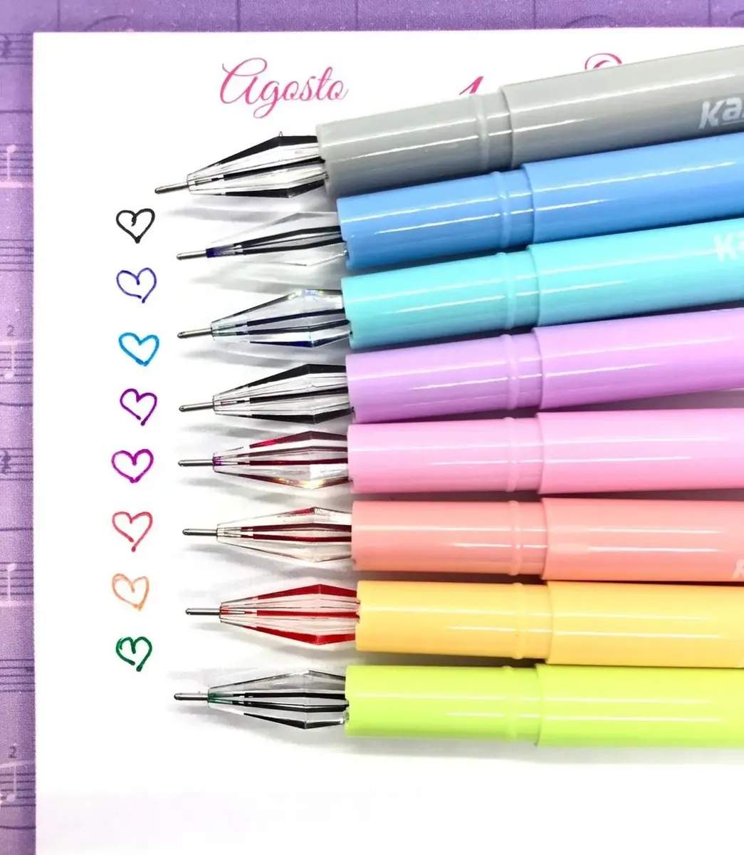 CANETA FINELINER DIAMANTE 8 CORES FF2003